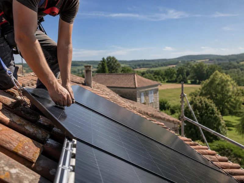 Illustration éditoriale : Prix des panneaux solaires pour une maison : budget 2026
