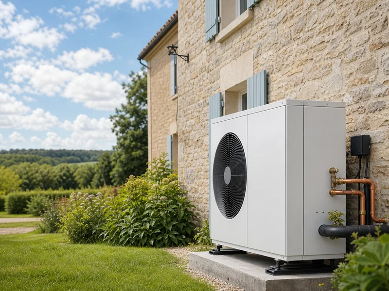 Illustration éditoriale : Prix d'une pompe à chaleur air/eau : combien prévoir ?